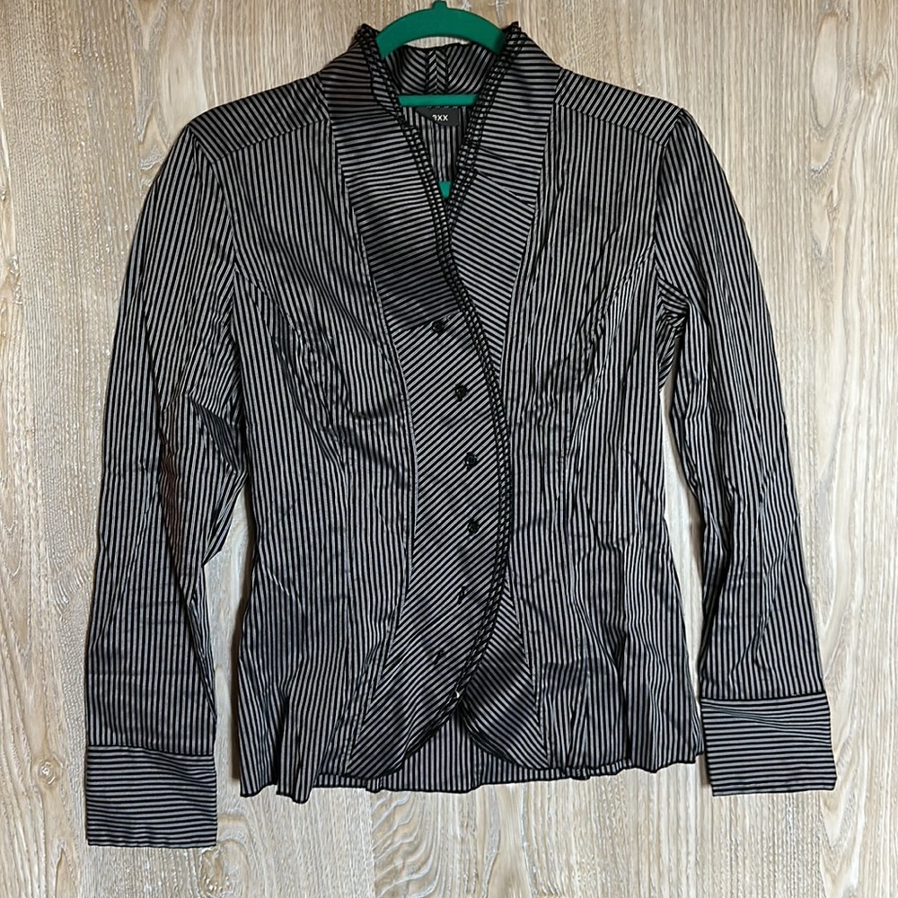 MEXX unique striped button up shirt